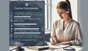 Image that illustrates Salary and Work for Contact Interpreters