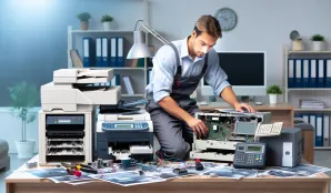 Image that illustrates Salary for Office Equipment Service Technicians