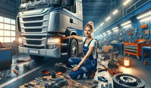 Image that illustrates Truck Mechanic: Salary and Job Description