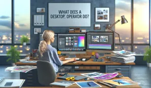 Image that illustrates Desktop Operator: Salary, Job Duties, and Education