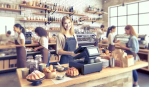 Image that illustrates Salary and Work as Café Attendant – Everything You Need to Know