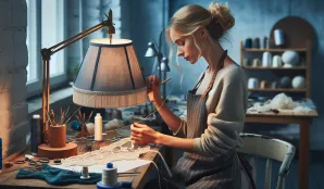 Image that illustrates Lampshade Maker: A Unique and Creative Craft Profession