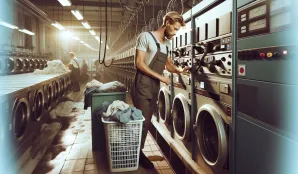 Image that illustrates What Does it Mean to Work as a Laundry Attendant?