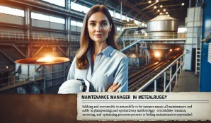 Image that illustrates Maintenance Manager, Metallurgy: Salary and Work