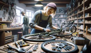 Image that illustrates Salary and Working Conditions for Bicycle Mechanics