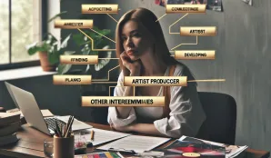 Bild som illustrerar Artistproducent lön och arbetsliv - Vad tjänar en Artistproducent?