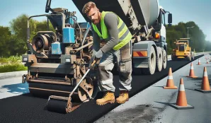 Image that illustrates Salary for Paving Workers and Asphalt Production