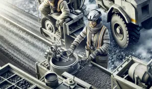 Image that illustrates Asphalt Worker Salary and Working Conditions