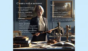 Image that illustrates What does it mean to work as an Auctioneer?