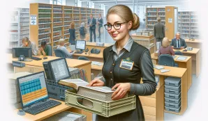 Bild som illustrerar Bibliotekskontorist lön och karriärmöjligheter