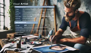 Image that illustrates Visual Artist Salary and Career Information