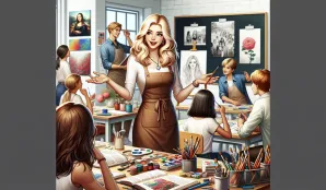 Image that illustrates Working as an Art Teacher at Upper Secondary School