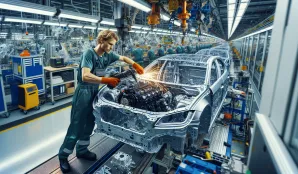 Image that illustrates Salary and Working Conditions for Car Assembler in Manufacturing