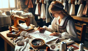 Image that illustrates Working as an Embroiderer in Crafts