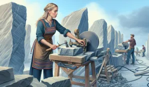 Image that illustrates Stone Cutter Salary and Working Conditions