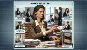 Image that illustrates Office Secretary Salary and Job Description