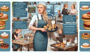 Image that illustrates Café Host Salary and Working Conditions