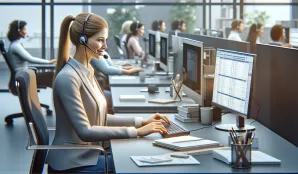 Image that illustrates Call Center Agents, Telephone Support Salary and Work