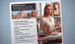 Image that illustrates Chief Curator, museum salary and career information