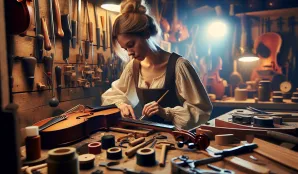 Image that illustrates What does it mean to work as a Luthier?