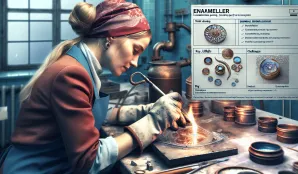 Image that illustrates Enamel Burner Salary and Working Conditions – What Do They Earn?