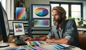 Image that illustrates Color Reproduction Specialist Salary and Working Conditions - What does a color reproduction specialist earn?