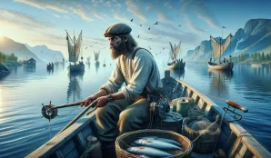 Image that illustrates Salary and Work as a Fisherman: Coastal Fishing and Inland Fishing