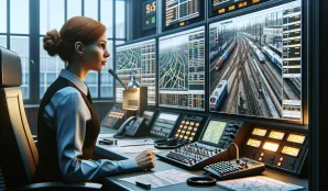 Image that illustrates Remote Train Dispatcher Salary and Working Conditions