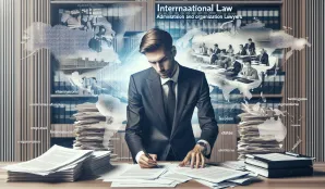 Image that illustrates What does it mean to work as an International Law Lawyer?