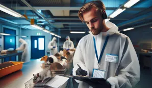 Image that illustrates Animal Laboratory Technician salary and career information