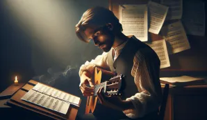 Image that illustrates Classical Music Guitarist: A Career Filled with Tones and Passion