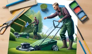 Image that illustrates Lawn Mower Salary and Working Conditions