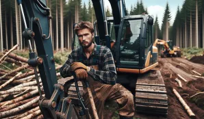 Image that illustrates Forest Excavator Operator, Forestry Salary and Career Opportunities