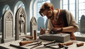 Image that illustrates Gravestone Carver Salary and Job Opportunities