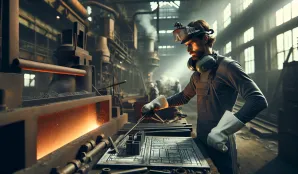 Image that illustrates Salary for Foundry Workers in the Ironworks Industry and Job Information