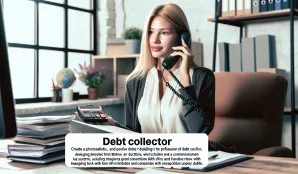 Image that illustrates Debt Collector Salary and Job Description