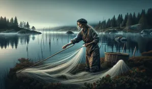 Image that illustrates Lake Fisherman Salary and Working Conditions