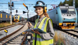 Image that illustrates Salary and Work as a Railroad Dispatcher at a Rail Yard