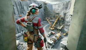 Image that illustrates Lime Quarry Worker Salary and Working Conditions