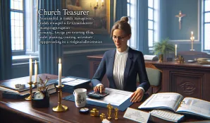 Image that illustrates Church Treasurer, Functional or Middle Manager Salary and Job Information