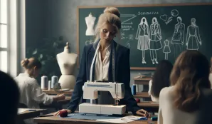 Image that illustrates Teacher, Clothing Professions Salary and Work