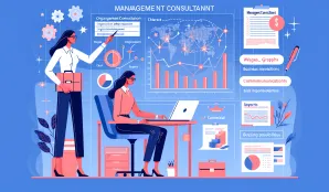 Image that illustrates Salary and Working Conditions for Management Consultants