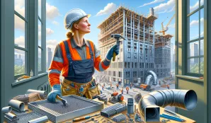 Image that illustrates Salary and work as a Sheet Metal Worker, construction