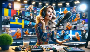 Bild som illustrerar Presentatör, radio, TV m.m. lön och yrkesinformation