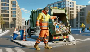 Image that illustrates Waste Management Worker Salary and Job Description