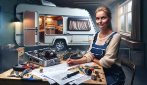 Image that illustrates Caravan Repairer Salary and Work