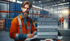 Image that illustrates Dangerous Goods Safety Advisor salary and work