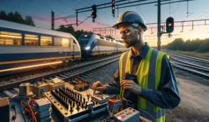 Image that illustrates Railway Signal Technician, Salary, and Job Information