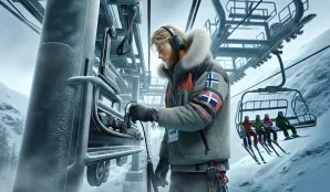 Image that illustrates Ski Lift Operator Salary and Work