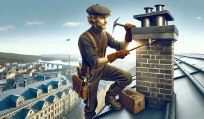 Image that illustrates Chimney Sweep Salary and Working Conditions